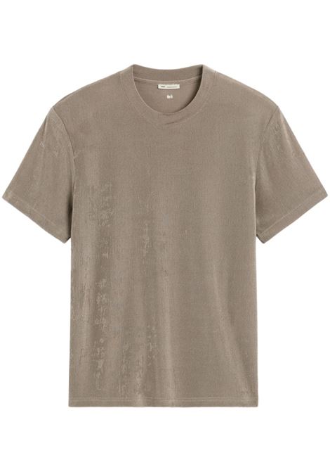 T-shirt a maniche corte in grigio Ami paris - uomo AMI PARIS | HTS146JE01100952